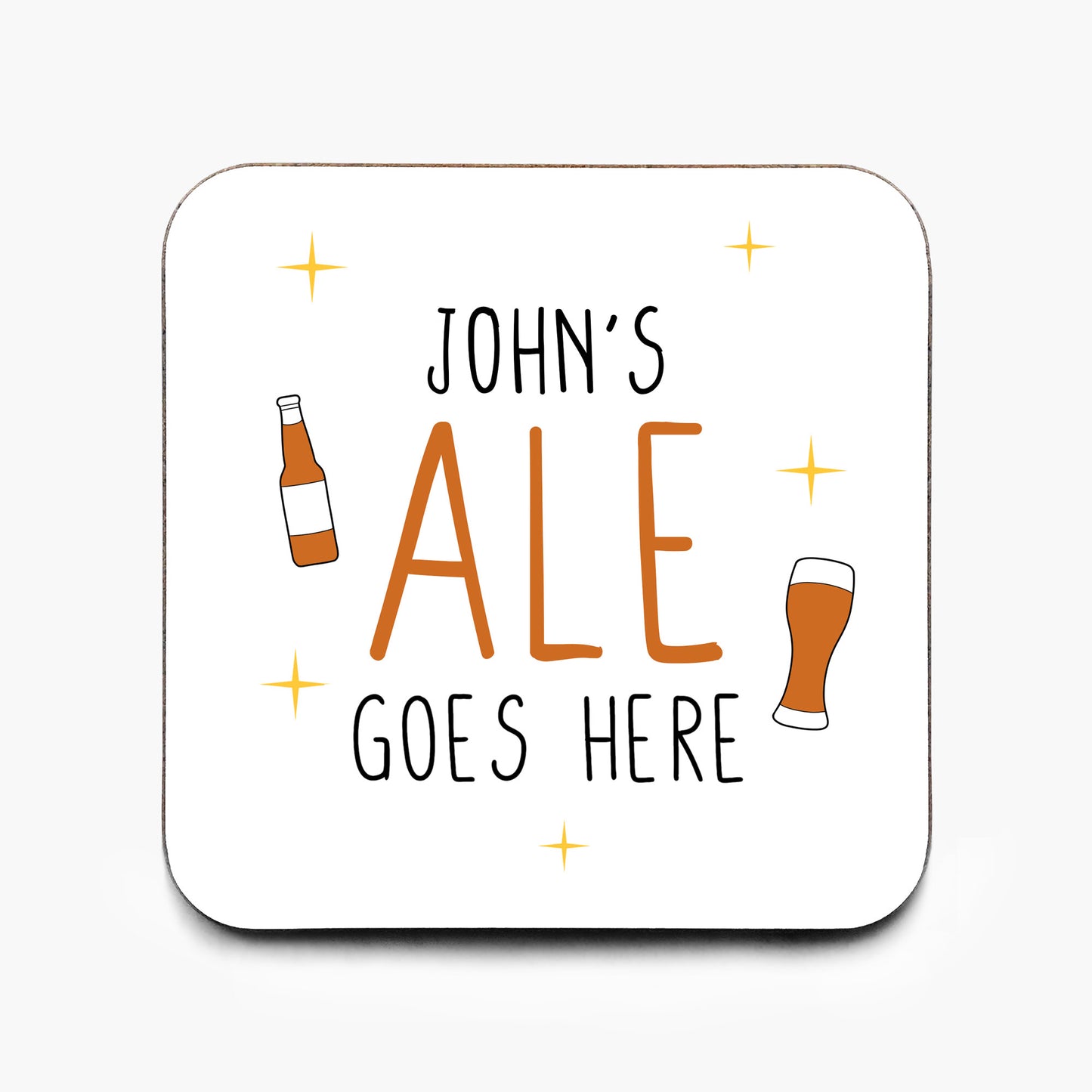 Personalised Ale Coaster