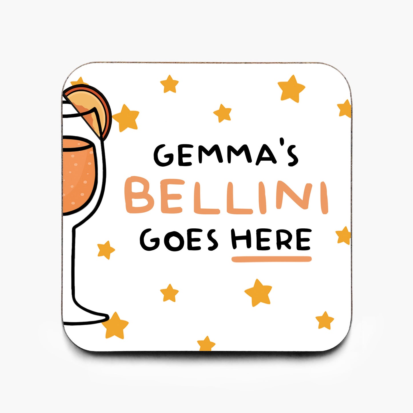 Personalised Bellini Coaster