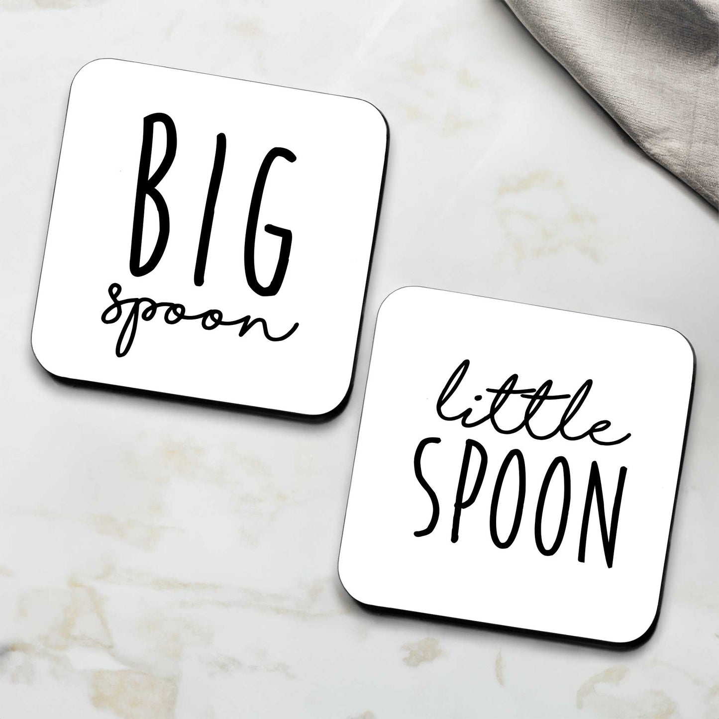 Big Spoon Little Spoon Coasters
