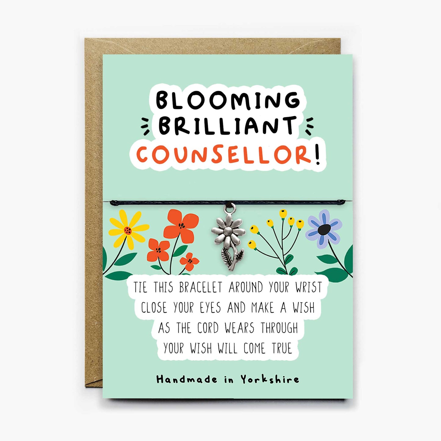 Blooming Brilliant Counsellor Wish Bracelet