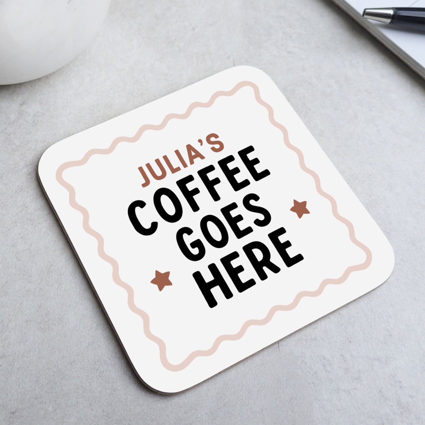 Personalised Coffee Coaster