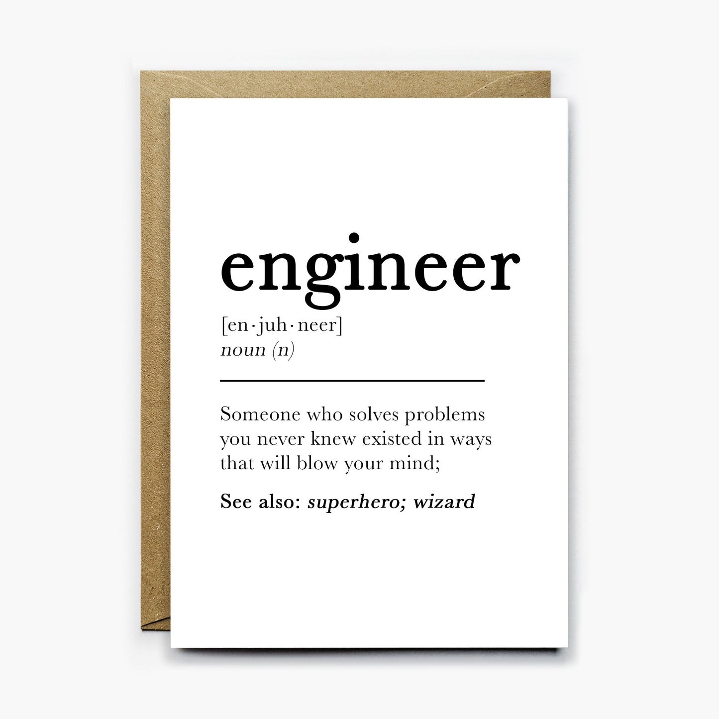 Engineer Definition Card