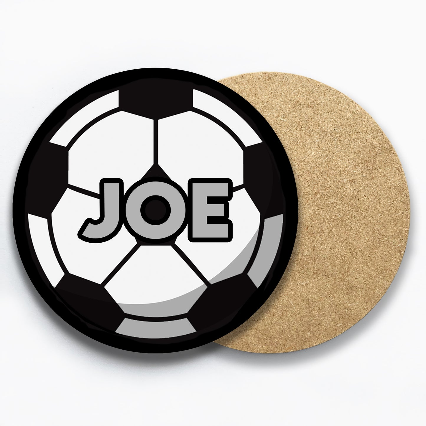 Personalised Football Name Coaster