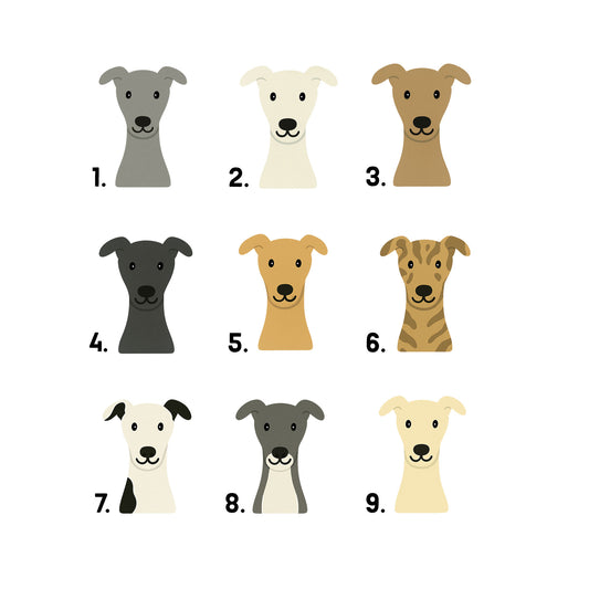 Personalised Greyhound Birthday Card