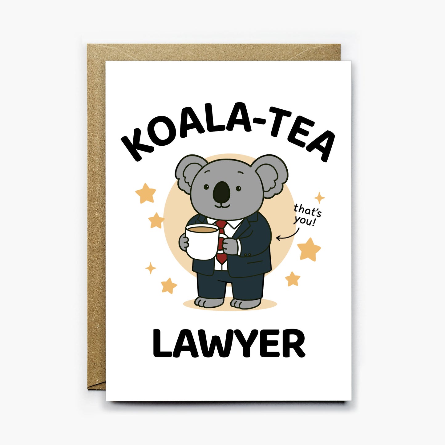 Koala Tea Lawyer Card