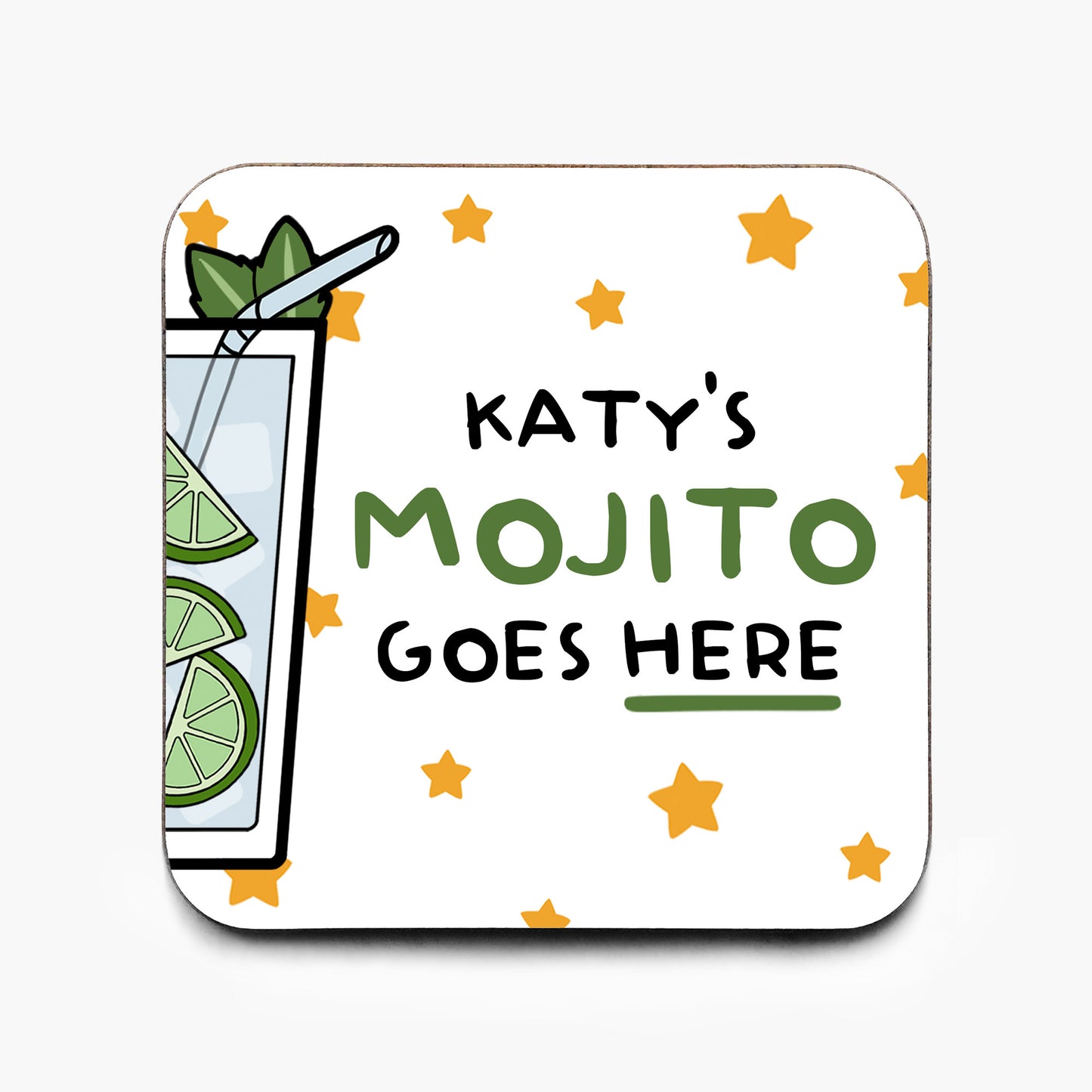 Personalised Mojito Coaster