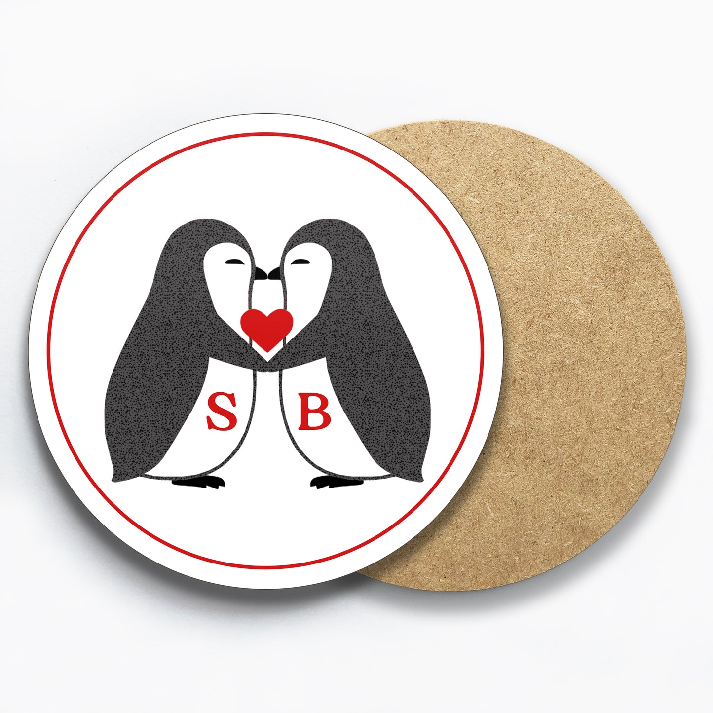 Personalised Penguins in Love Coaster