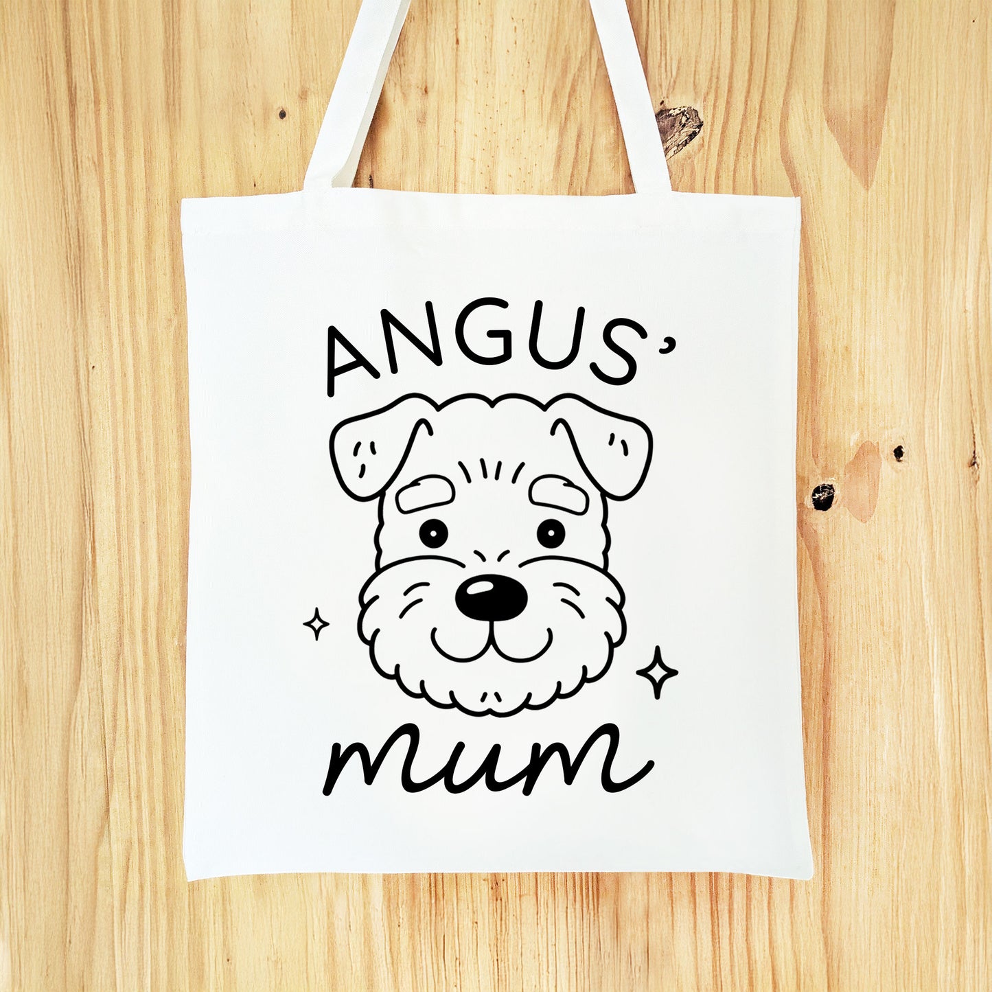 Personalised Schnauzer Mum Tote Bag