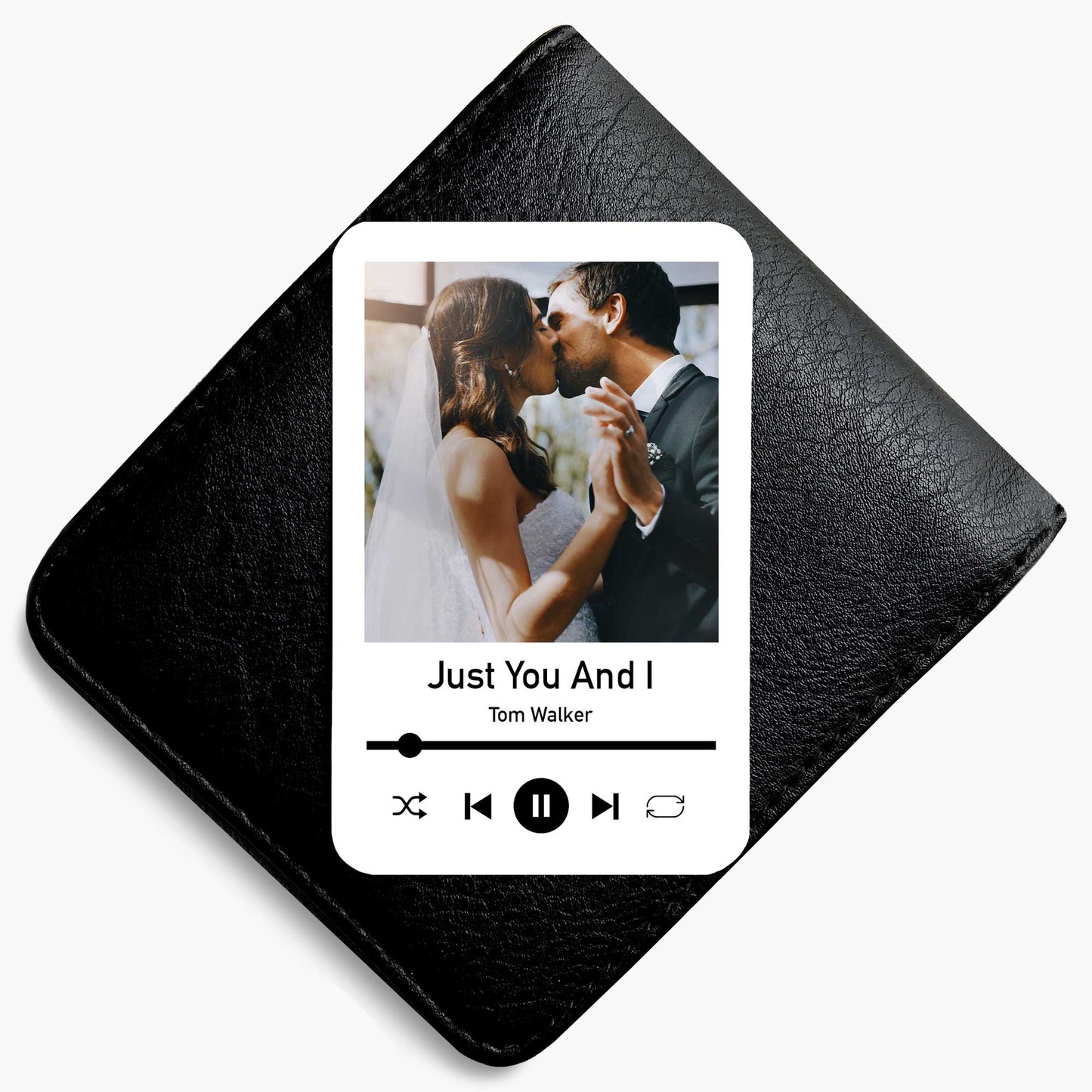 Personalised Photo & Song Wallet Card