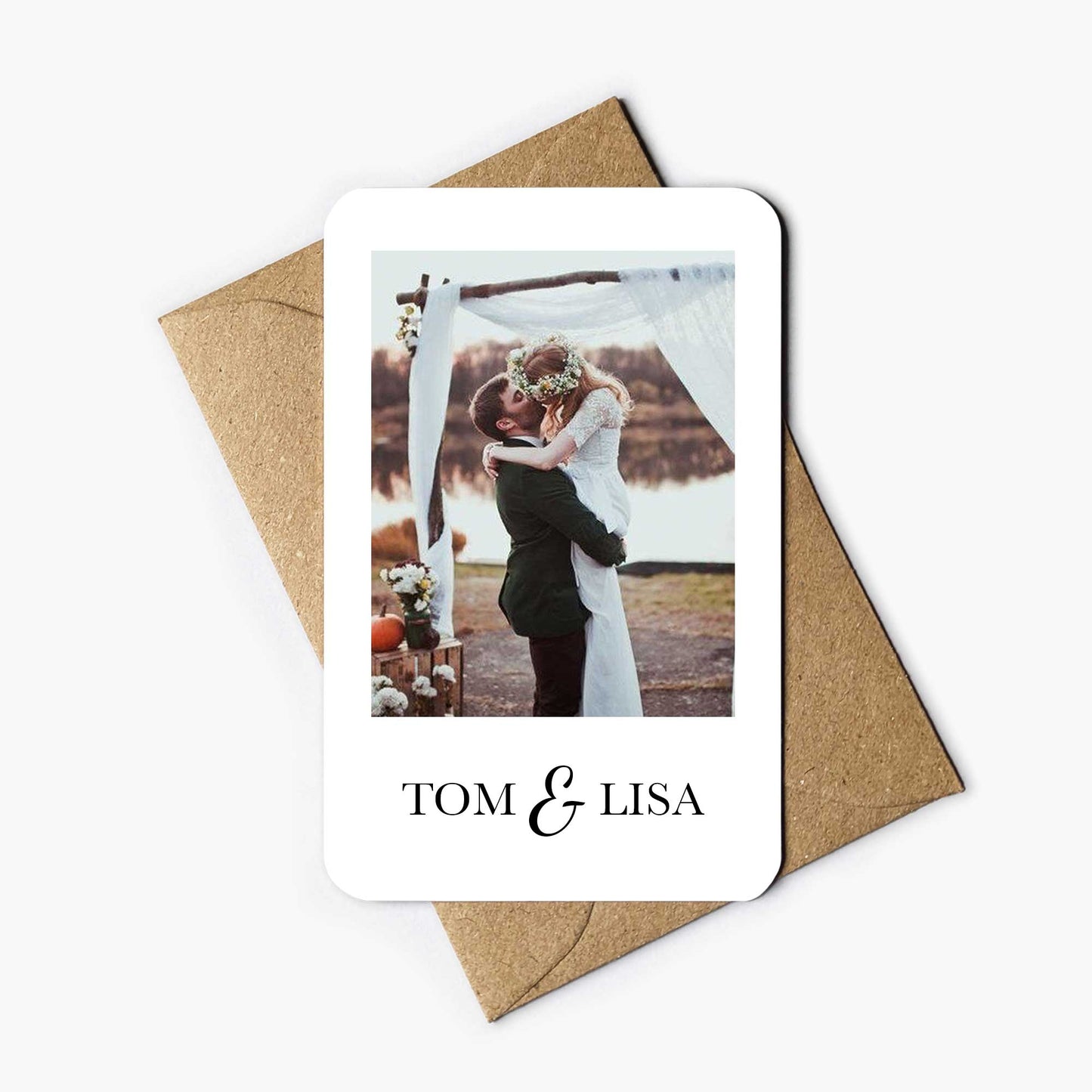 Personalised Photo & Names Wallet Card