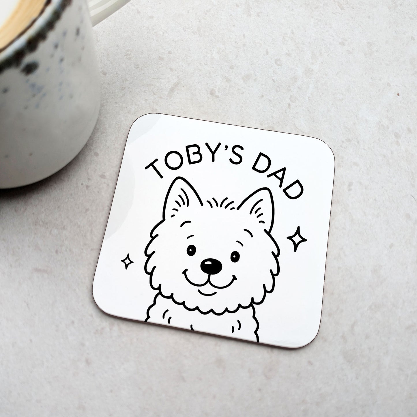 Personalised Westie Coaster
