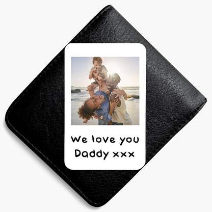 Personalised Photo & Text Wallet Card