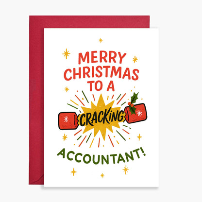 Cracking Accountant Christmas Card