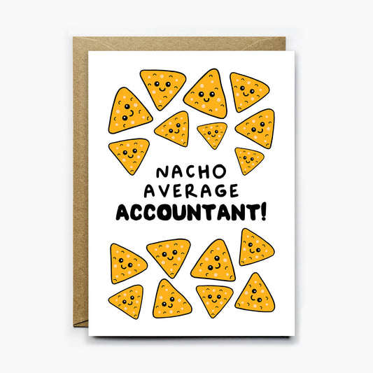 Nacho Average Accountant Card