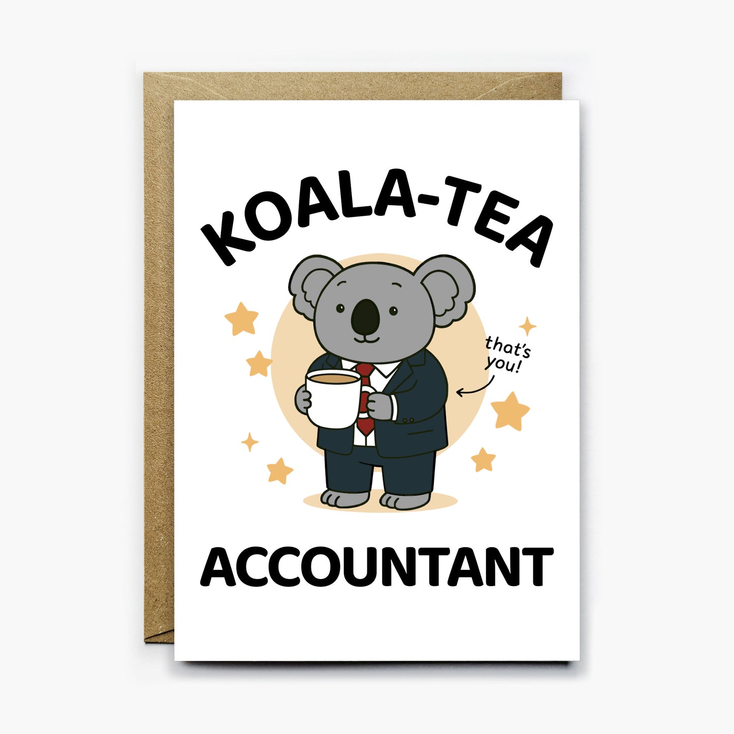 Koala Tea Accountant Card