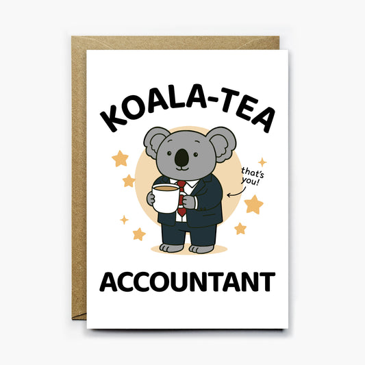 Koala Tea Accountant Card