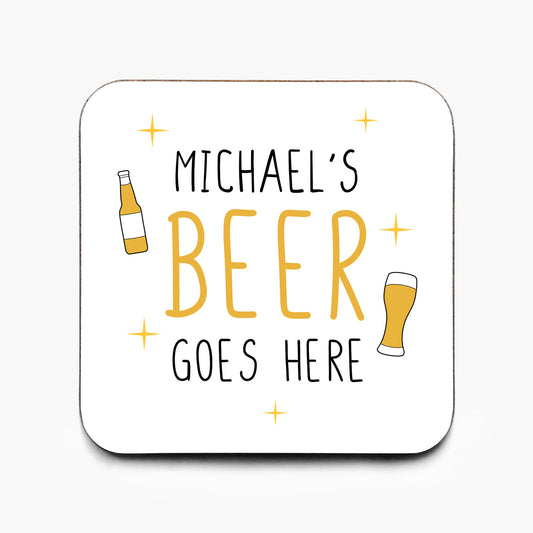Personalised Beer Coaster