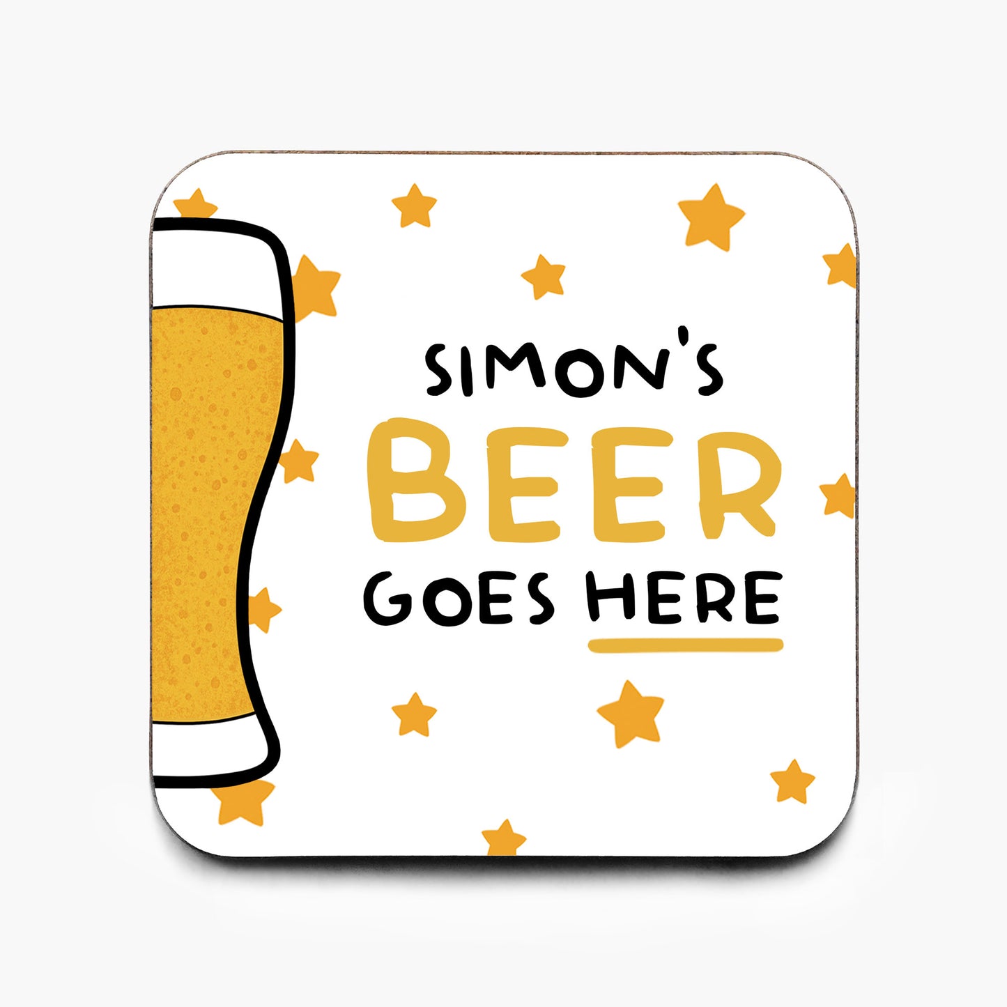 Personalised Beer Coaster
