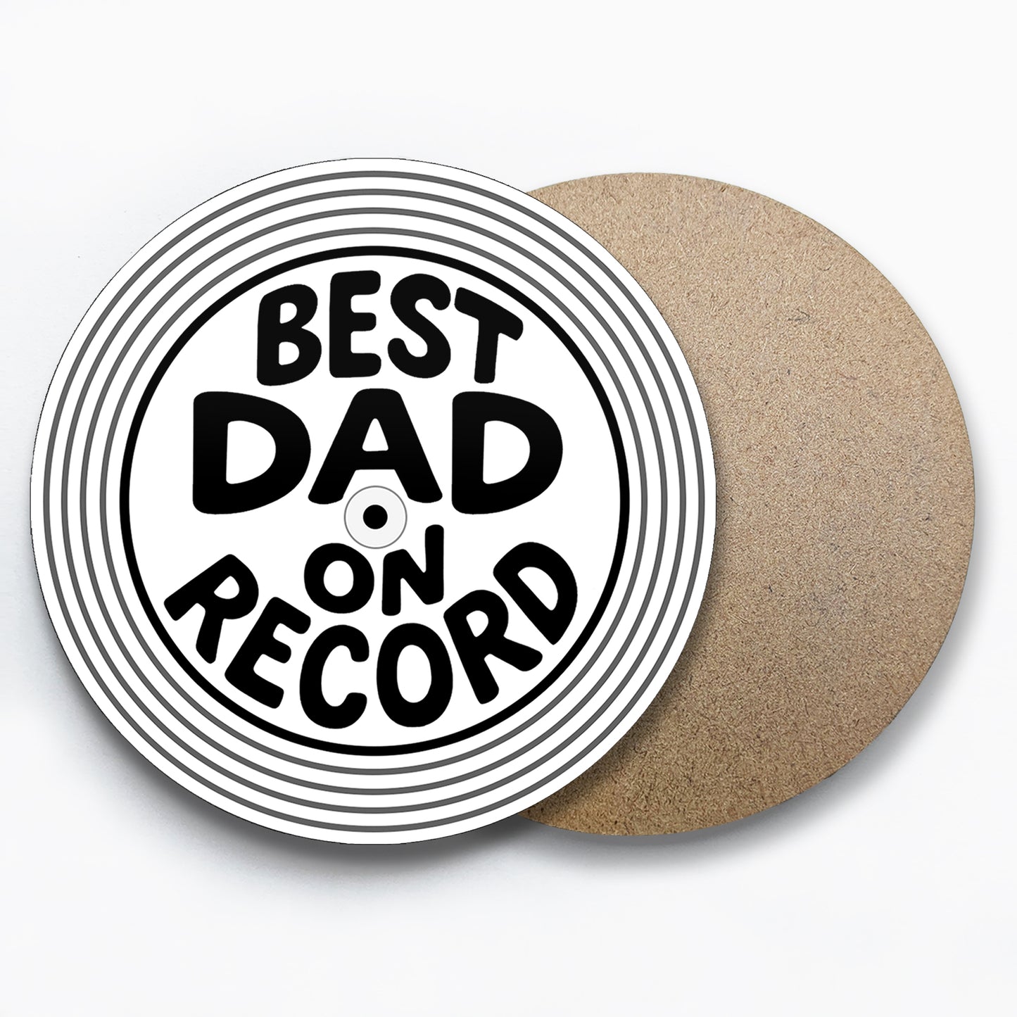 Best Dad On Record Coaster