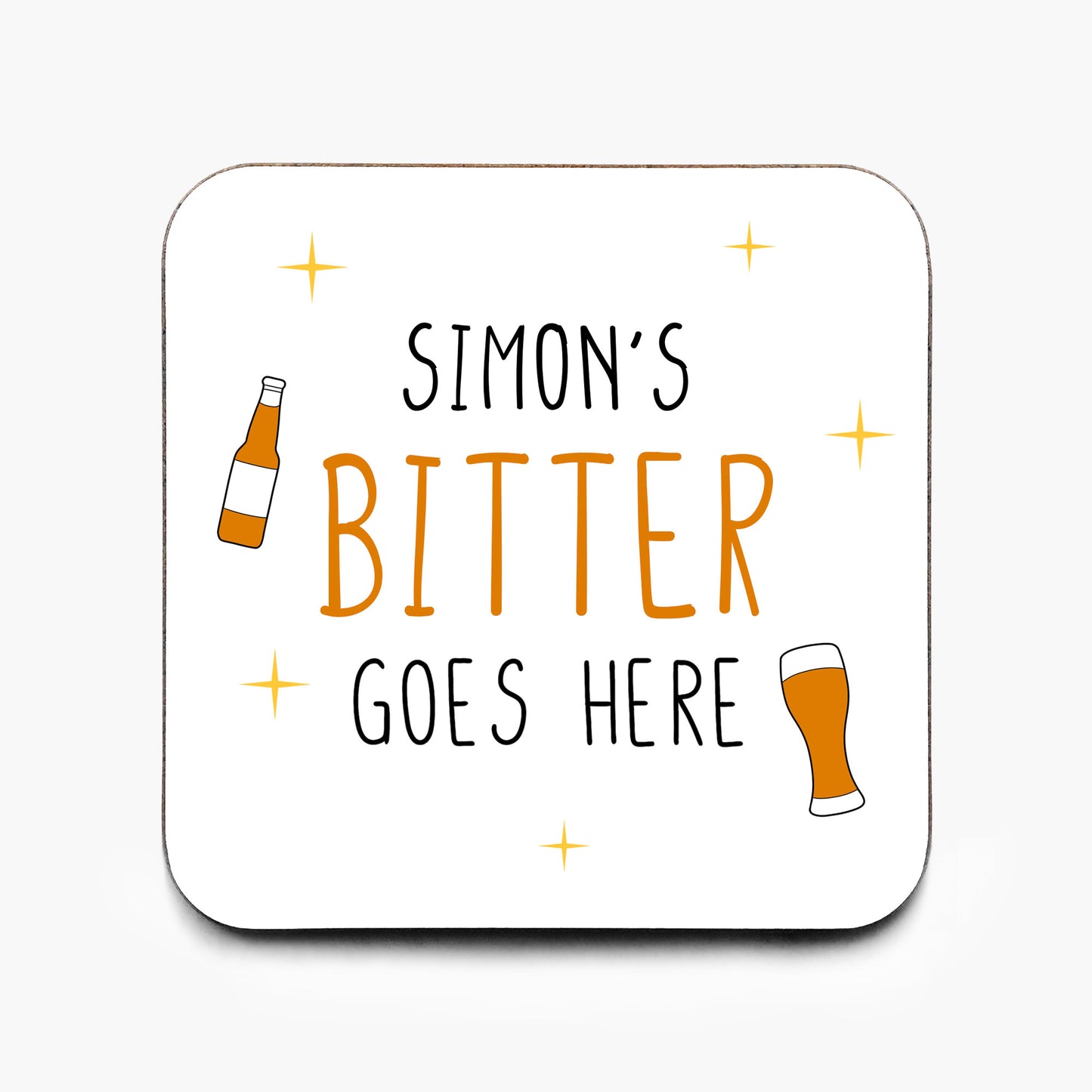 Personalised Bitter Coaster