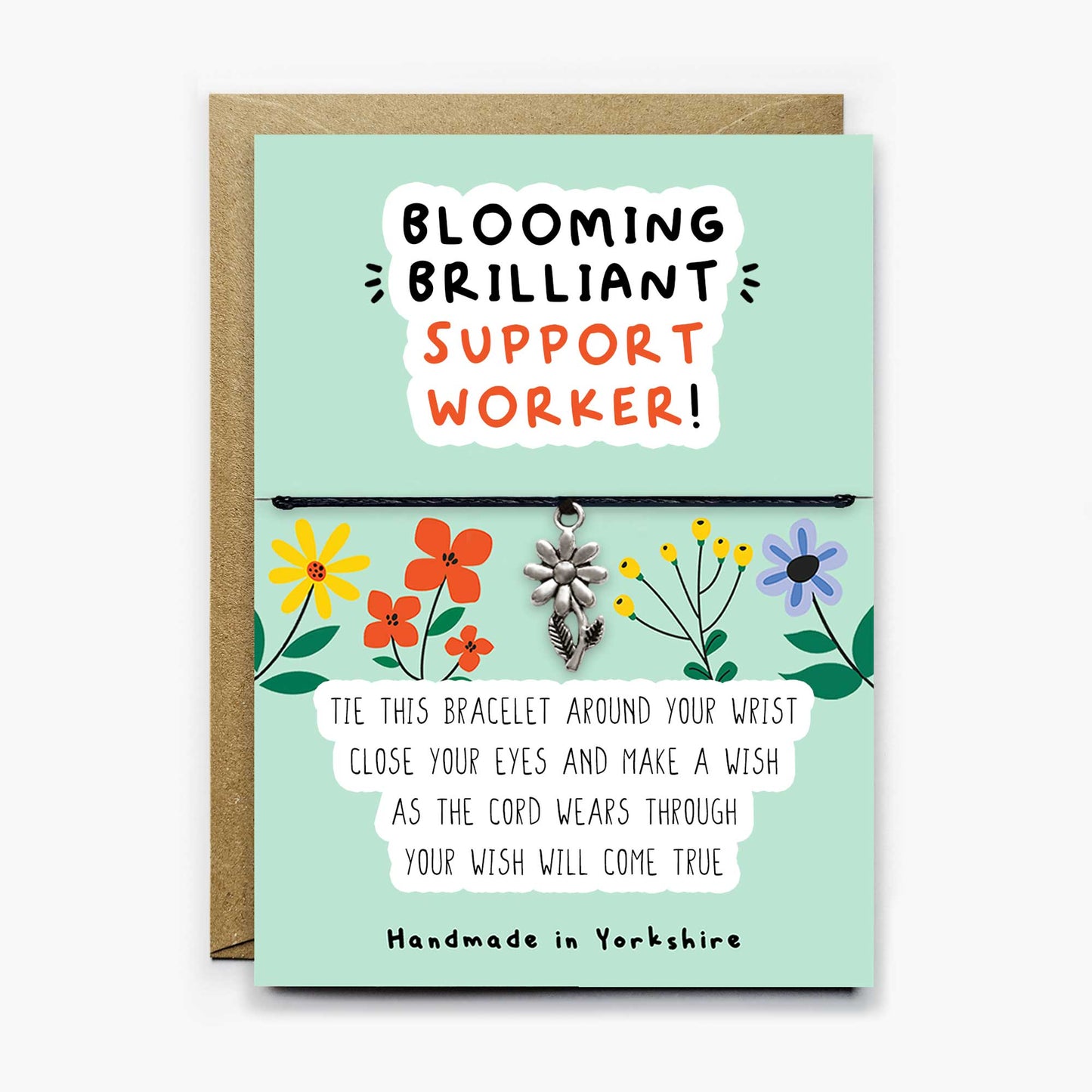 Blooming Brilliant Support Worker Wish Bracelet