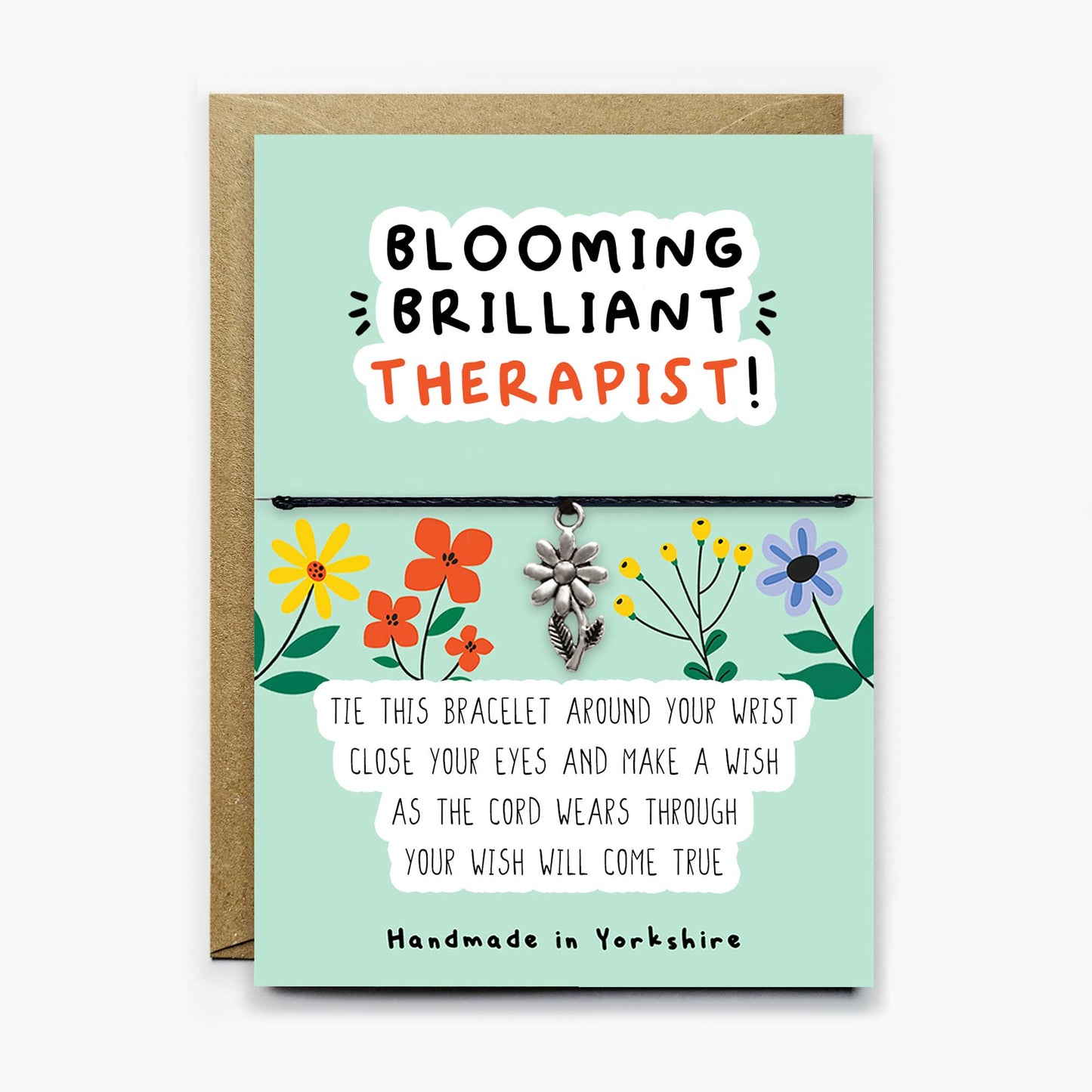 Blooming Brilliant Therapist Wish Bracelet