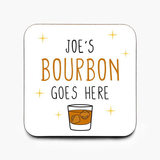 Personalised Bourbon Coaster