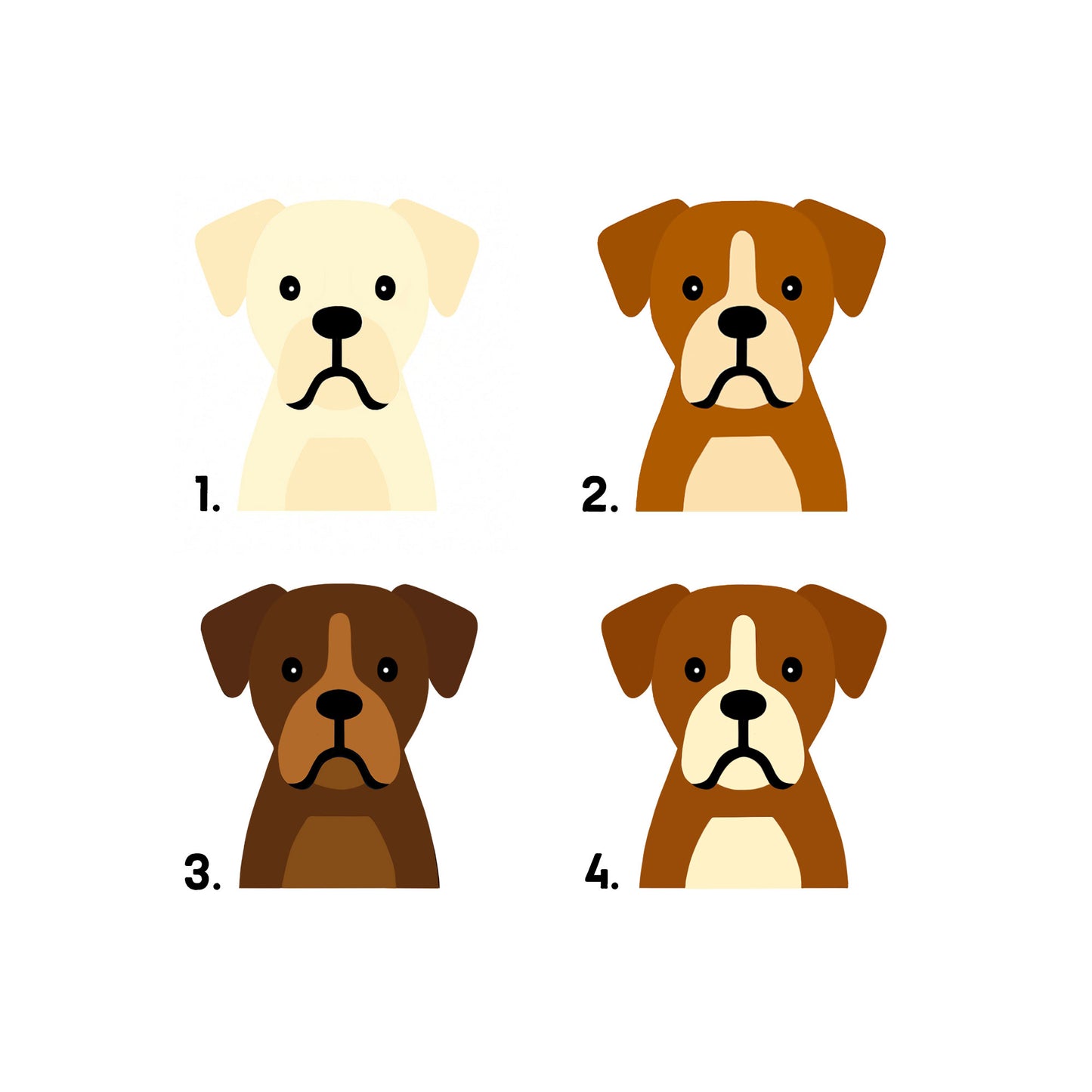 Personalised Boxer Dog Birthday Card