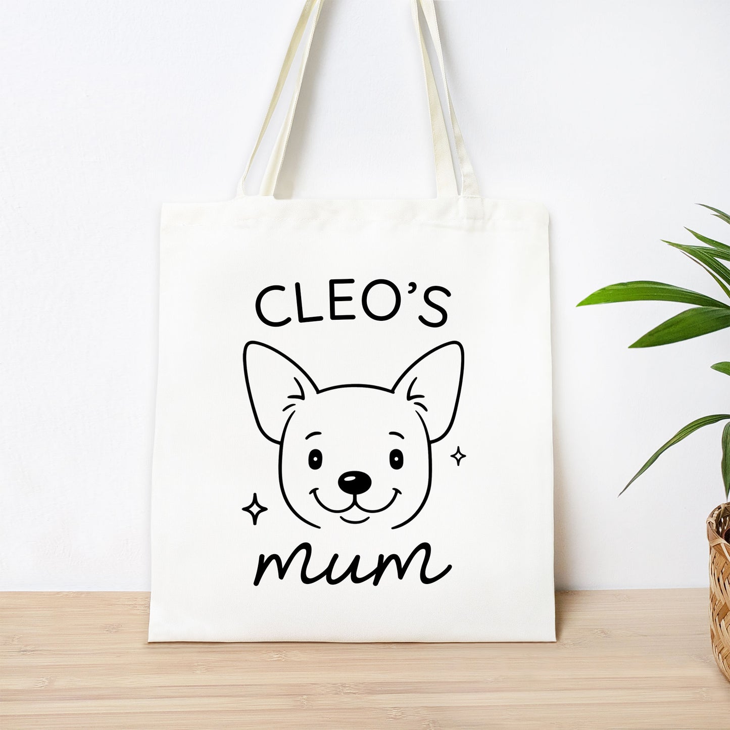 Personalised Chihuahua Mum Tote Bag