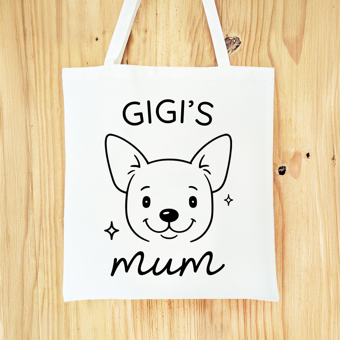 Personalised Chihuahua Mum Tote Bag