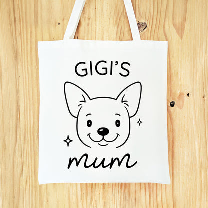 Personalised Chihuahua Mum Tote Bag
