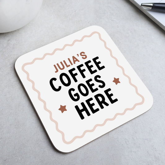 Personalised Coffee Coaster