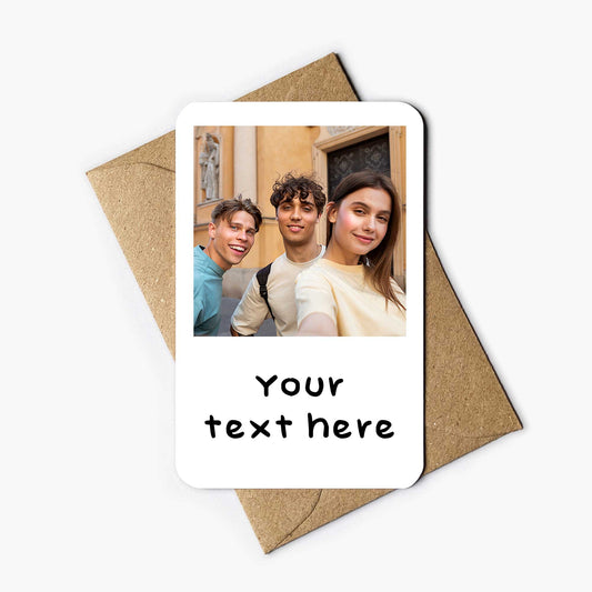 Personalised Photo & Text Wallet Card