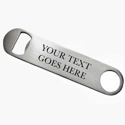 Personalised Text Bottle Opener