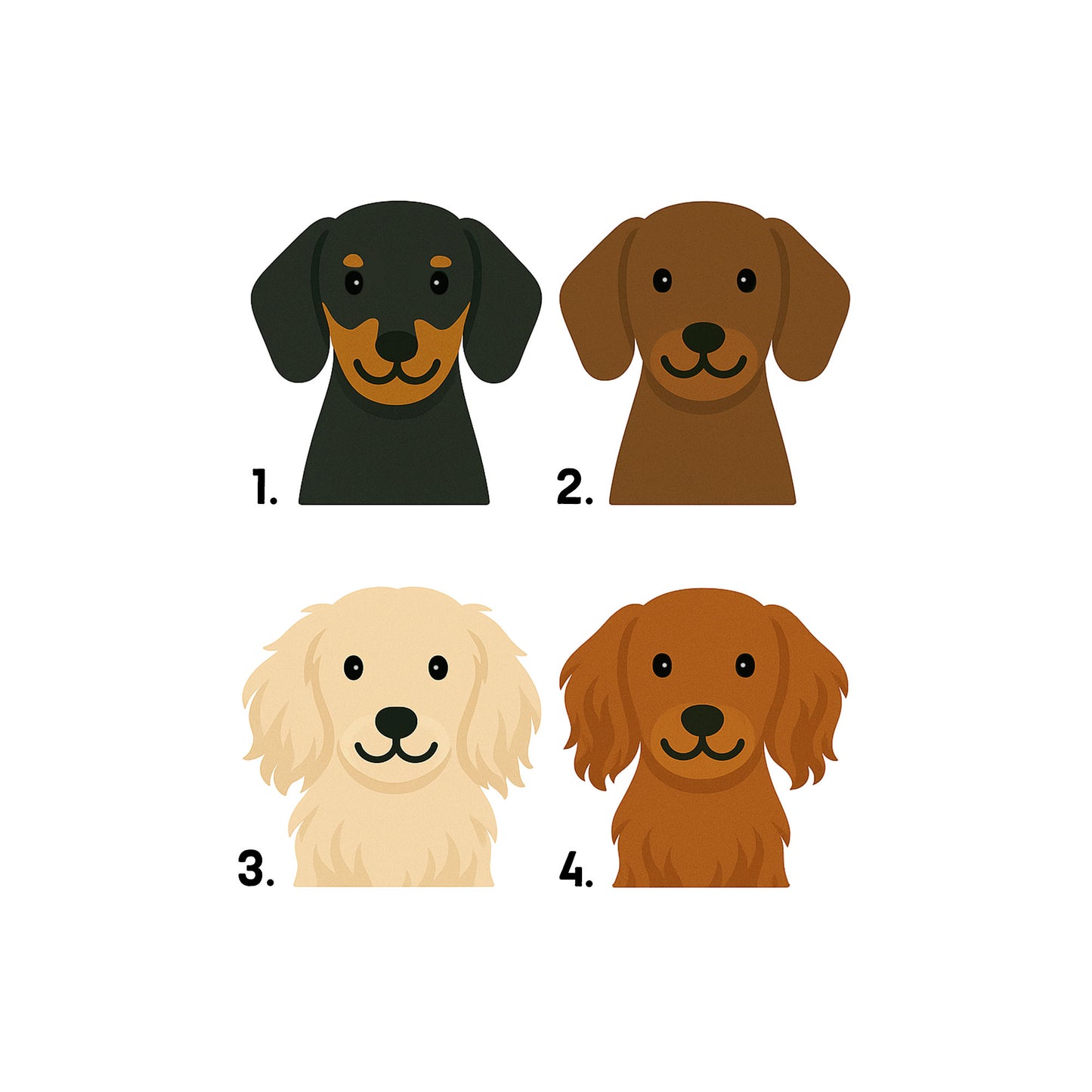 Personalised Dachshund Birthday Card