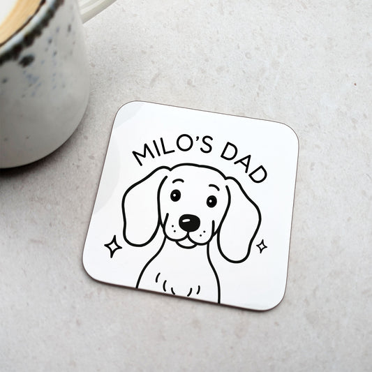 Personalised Dachshund Coaster