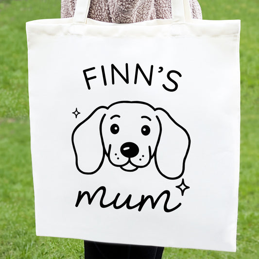 Personalised Dachshund Mum Tote Bag
