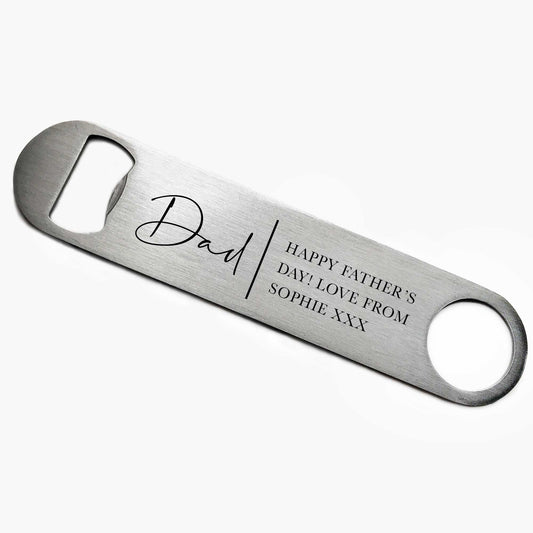Personalised Bottle Opener For Dad