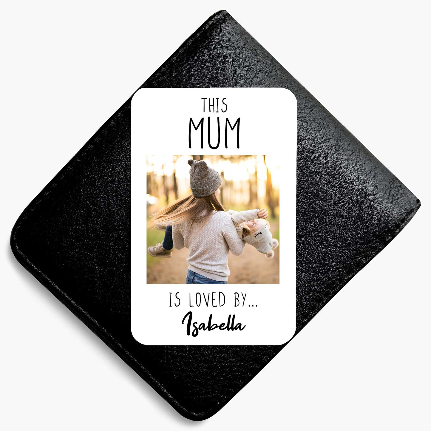 Personalised Photo 'This Mummy Is Loved By' Wallet Card