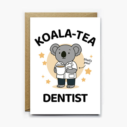 Koala Tea Dentist Card