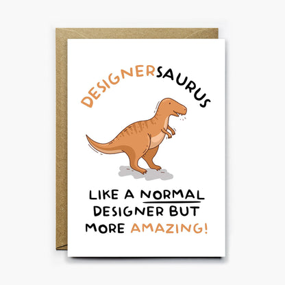 Designer Dinosaur Card