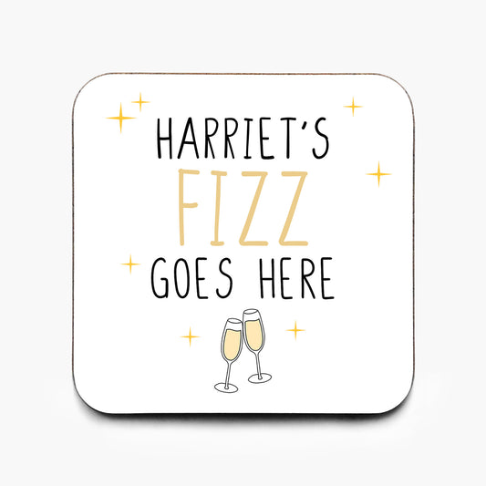 Personalised Fizz Coaster