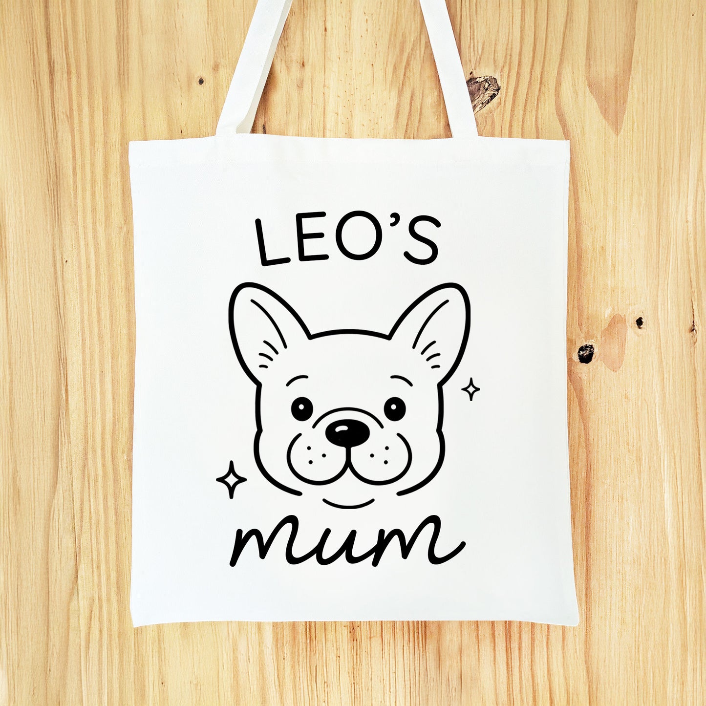 Personalised Frenchie Mum Tote Bag