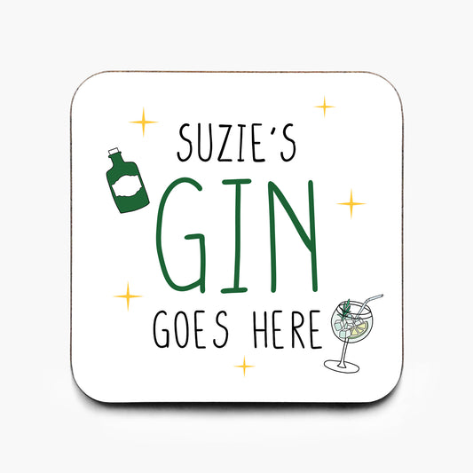 Personalised Gin Coaster