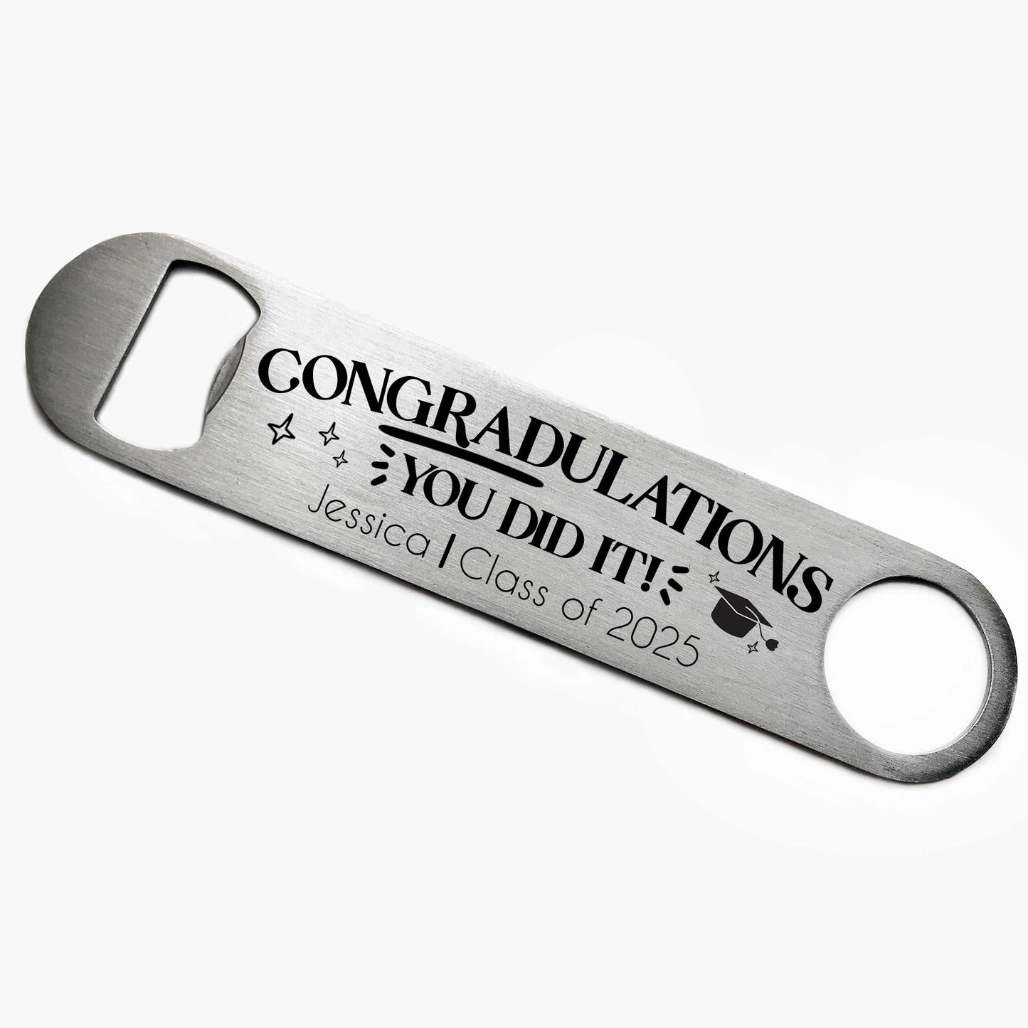 Personalised Graduation Bottle Opener
