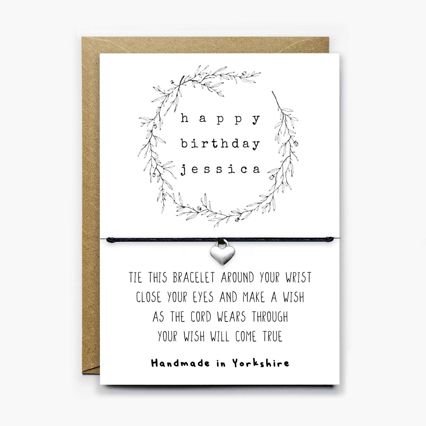 Personalised Happy Birthday Wish Bracelet