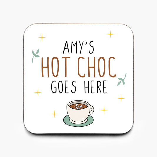 Personalised Hot Chocolate Coaster