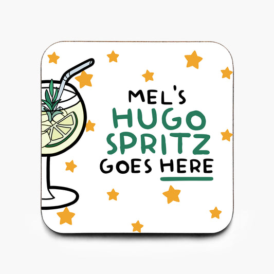 Personalised Hugo Spritz Coaster