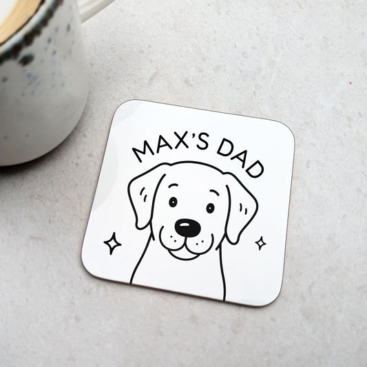 Personalised Labrador Coaster
