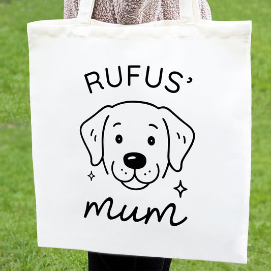 Personalised Labrador Mum Tote Bag